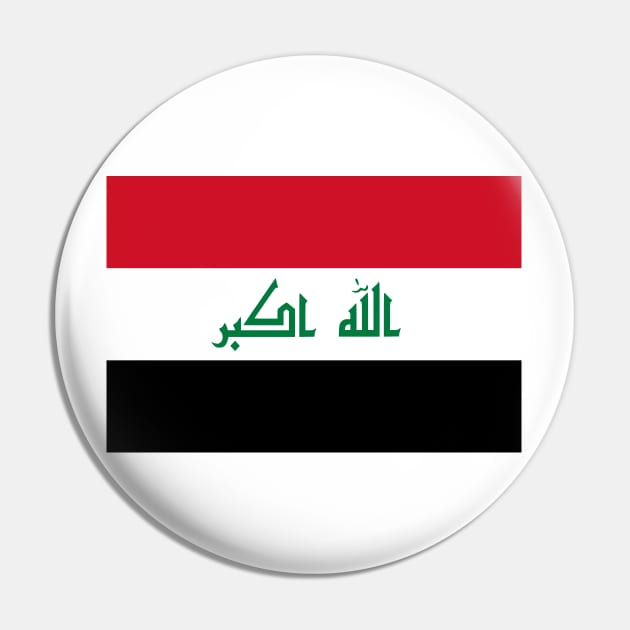 Flag of Iraq Pin by COUNTRY FLAGS