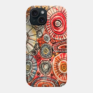 Abstract Art Circles Phone Case