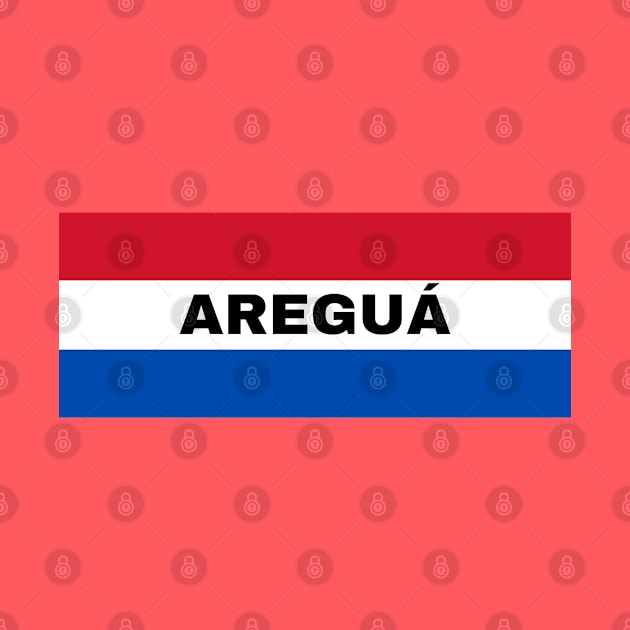 Areguá City in Paraguay Flag Colors by aybe7elf