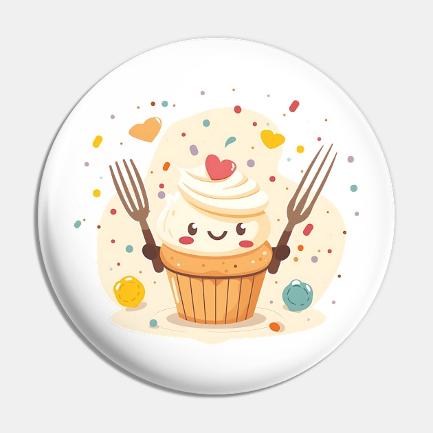 Cooking Cake Pin by Printashopus