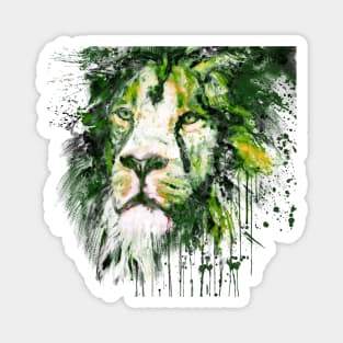 Lion Face Closeup Magnet