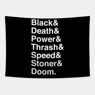 Black & Death & Power & Thrash & Speed & Stoner & Doom Tapestry