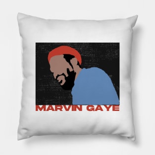 Marvin Gaye Painting Pillow