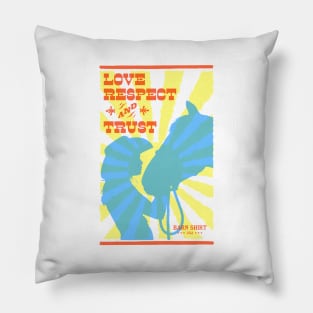 Love Respect & Trust Pillow