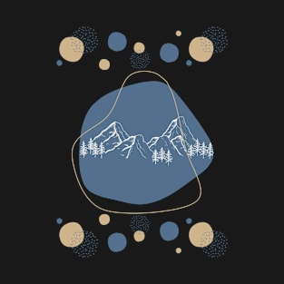 Mountain and blue T-Shirt