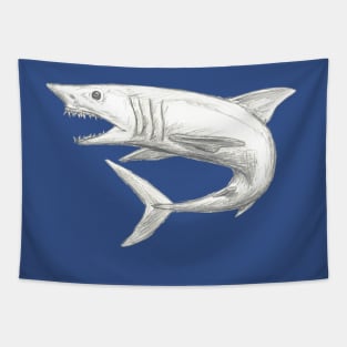 Mako Shark sketch Tapestry