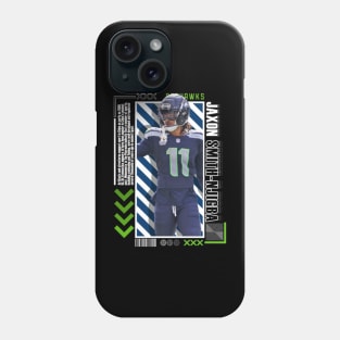 Jaxon Smith-Njigba Paper Poster Version 10 Phone Case