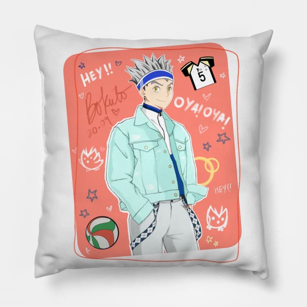 Bokuto Koutarou Pillow by CutieFox