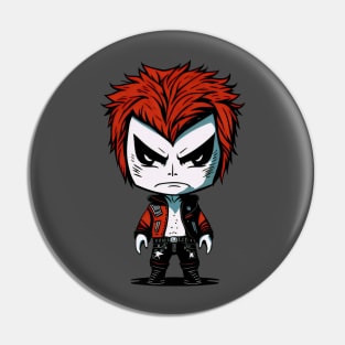 Bowie Daruma Pin