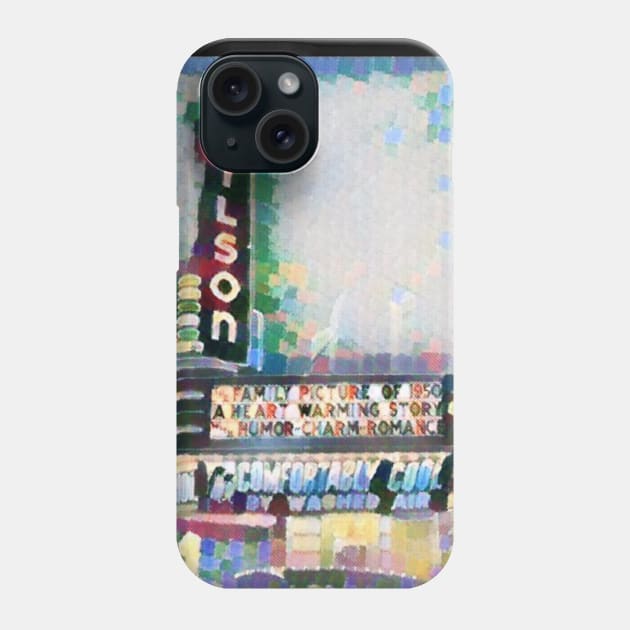 Wilson Theater Art Phone Case by greenporker