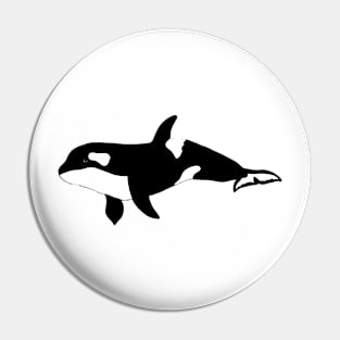 Orca Swimming Pin