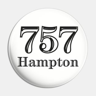 Hampton 757 Virginia USA Pin