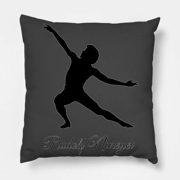 Rudolf Nureyev Pillow by maricetak