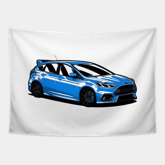 Blue Focus RS Tapestry by KaroCars