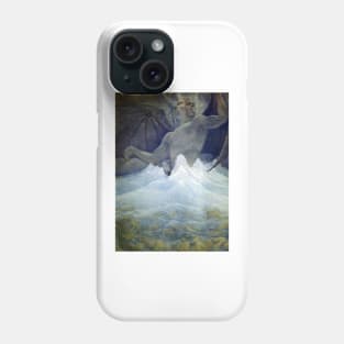 Satan resides at the centre of the frozen lake of Cocytus. Canto XXXIV, Dante’s Divina Comedia - Amos Nattini Phone Case