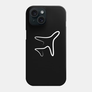 Aviation Minimalist Plane Design Phone Case