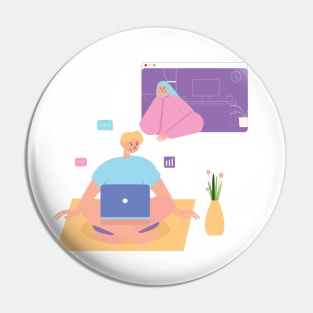 Work From Home Pin