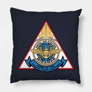 Classic Naval Air Station NAS Miramar Insignia Pillow