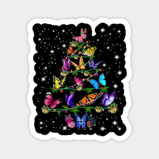 Lovely Butterfly Christmas Tree Costume Gift Magnet