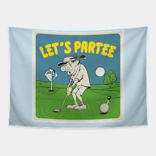 Let's Par Tee Tapestry