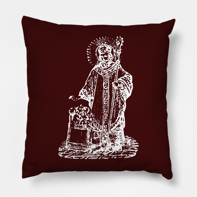 Saint Urban - Catholic TShirts by VSG Pillow by Very Simple Graph