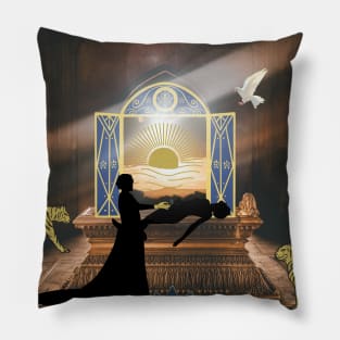 Uprising from darkness Pillow