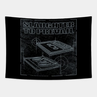 Slaughter to Prevail - Technical Drawing Tapestry