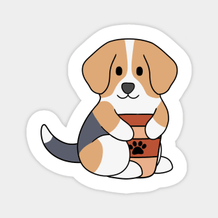 Beagle Coffee Magnet