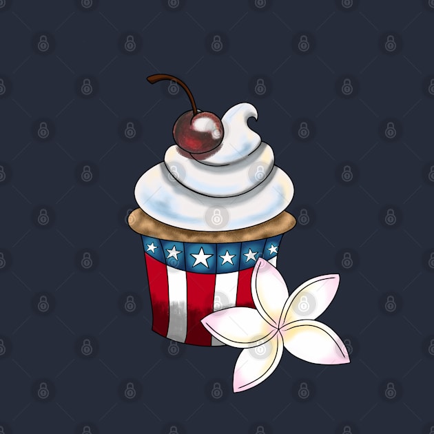 Patriotic Cupcake by Lady Lilac