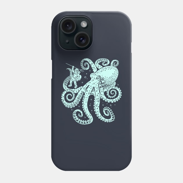 Underwater Battle Phone Case by Dima Kruk