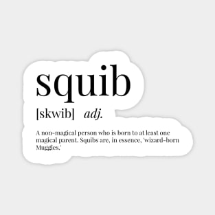 Squib Definition Magnet