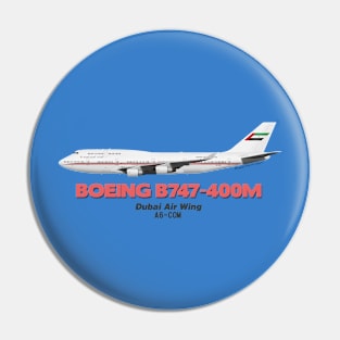 Boeing B747-400M - Dubai Air Wing Pin