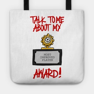 Grassroots Sunday League Football Most Improved Player Award Tote