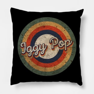 Iggy Name Personalized Pop Vintage Retro 60s 70s Birthday Gift Pillow