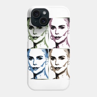 Woman (pop art) Phone Case