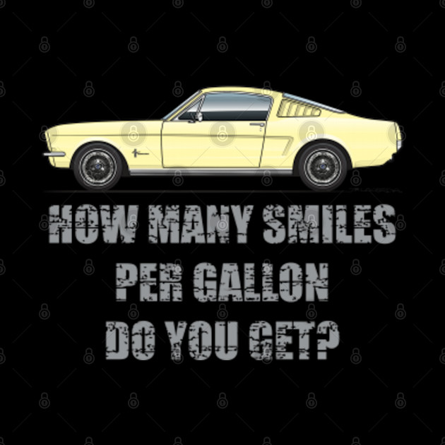 Smiles per Gallon-Springtime Yellow - 1966 Fastback - Phone Case