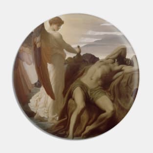 Elijah in the Wilderness by Frederic Leighton Pin