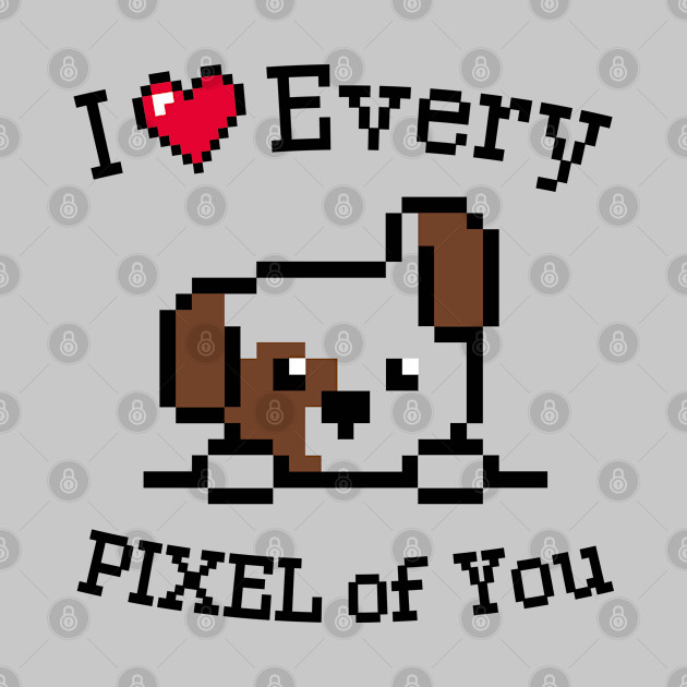 I love every Pixel of You - Valentines Day Gift For Kids - Phone Case