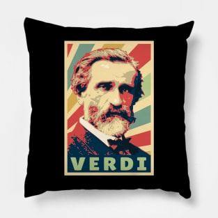 Giuseppe Verdi Vintage Colors Pillow