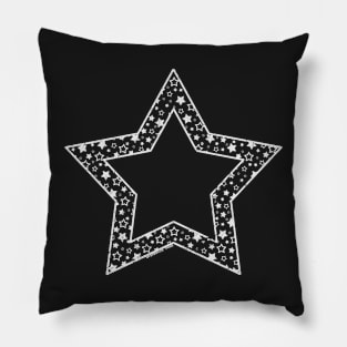 Dunkles Stern Muster Vintage Style Pillow