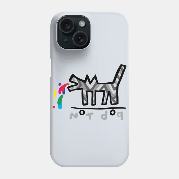 Not Dog Phone Case by martinussumbaji