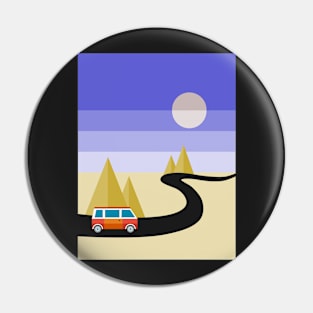 Desert Night Drive Pin