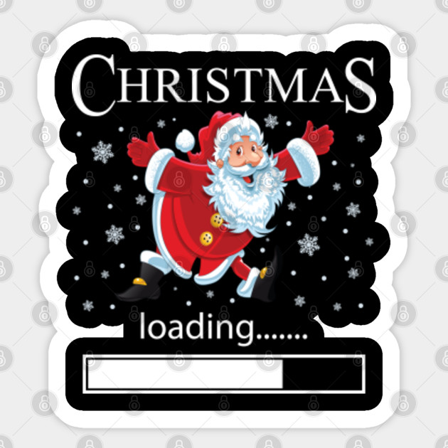 Funny Santa Christmas Ornament Xmas Holiday Gift - Funny Santa Christmas Gift - Sticker
