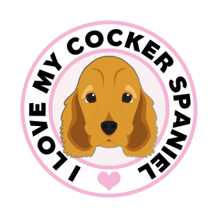 I Love My  Cocker Spaniel T-Shirt