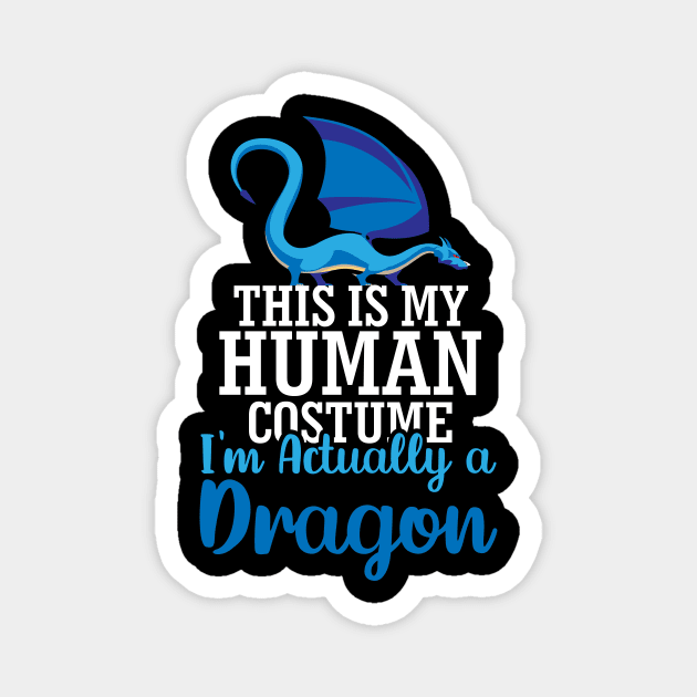 Human Costume Dragon Animal Cute Furry Furries Magnet by Mellowdellow