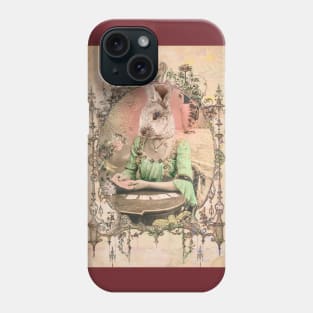 Pretty Bunny Lady in Pink Phone Case