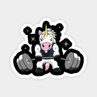 Weightlifting Unicorn- Magnet