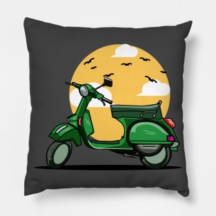 Vespaholic Pillow