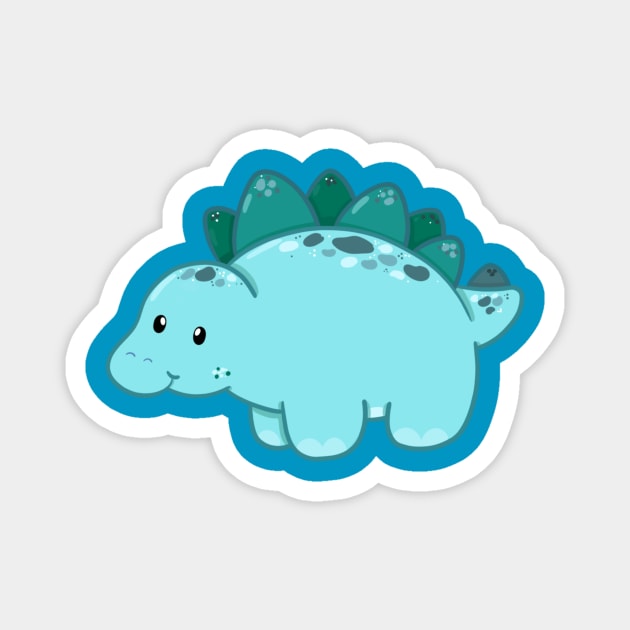 Stegosaurus Magnet by JellyDoodles