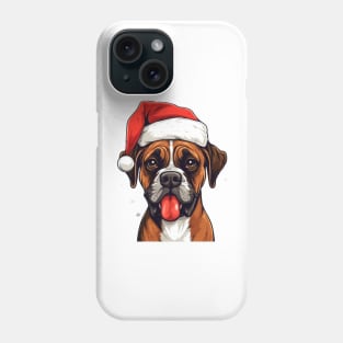 Boxer Dog Christmas Phone Case